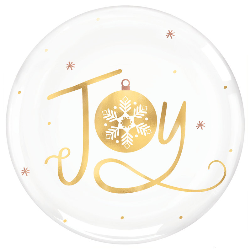 Amscan Christmas Joy Decorative Plate Wayfair